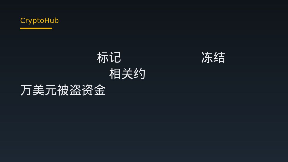 AMLBot 标记 Tether 冻结 CoinDCX 相关约 220 万美元被盗资金