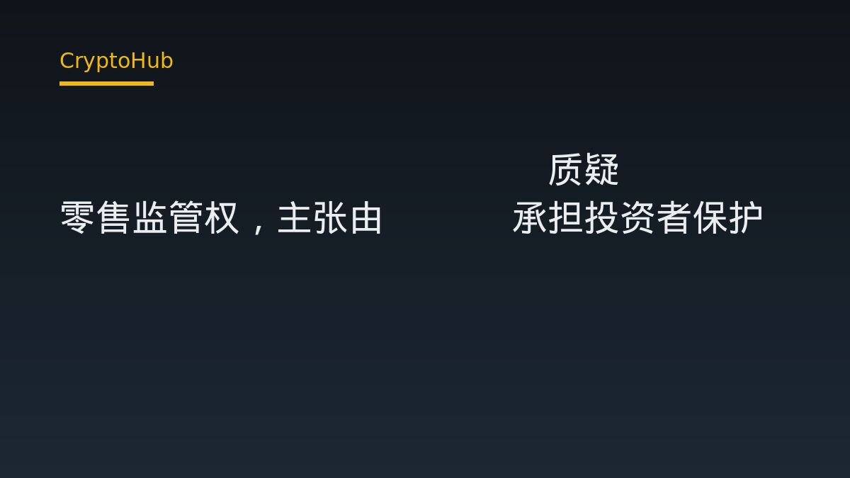 Better Markets 质疑 CFTC 零售监管权，主张由 SEC 承担投资者保护