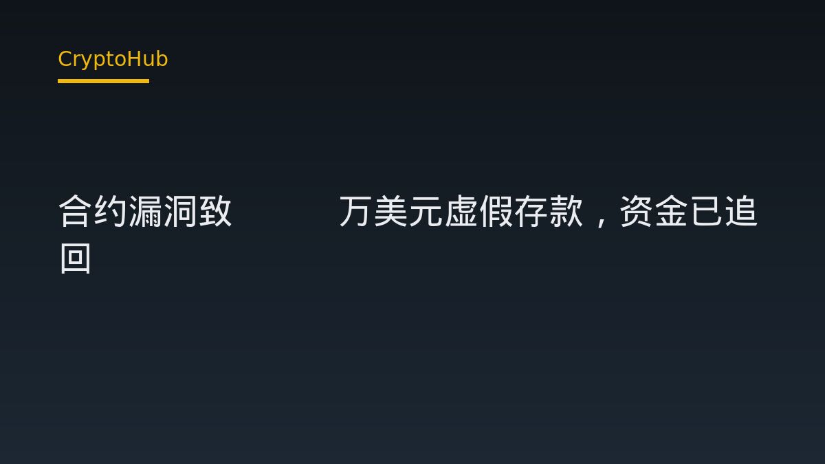 NEAR Intents $3.8M Exploit: Vulnerability Fixed, All Funds Recovered